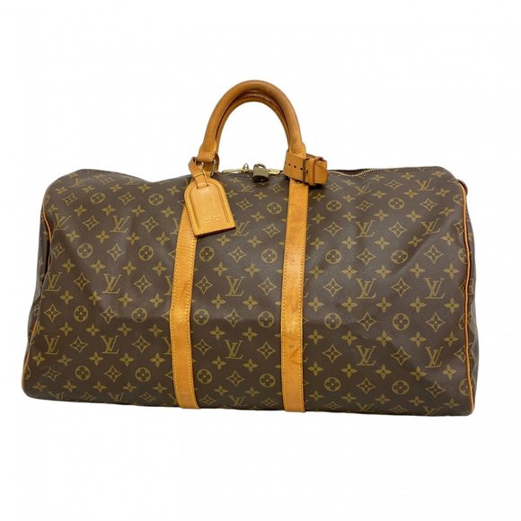 LOUIS VUITTON Brown Monogram Boston Bag - Picture 1 of 14